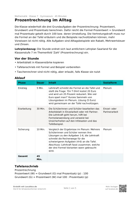 Vorschau: Vertretungsstunde