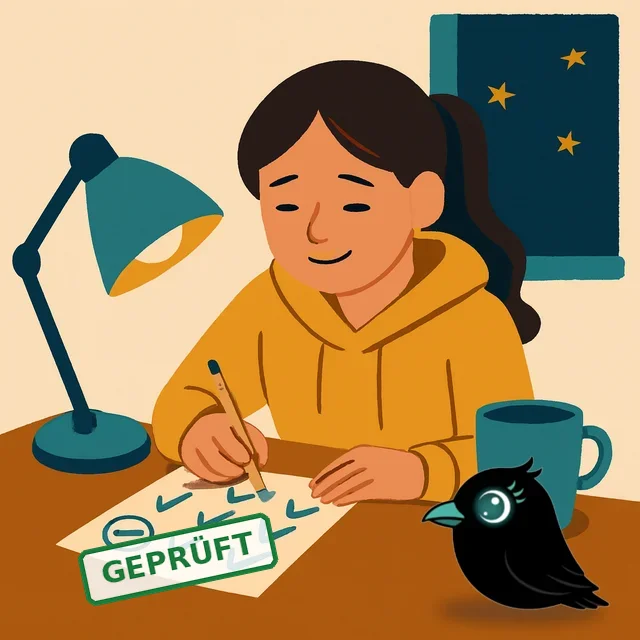 Ein geprüftes Übungsblatt